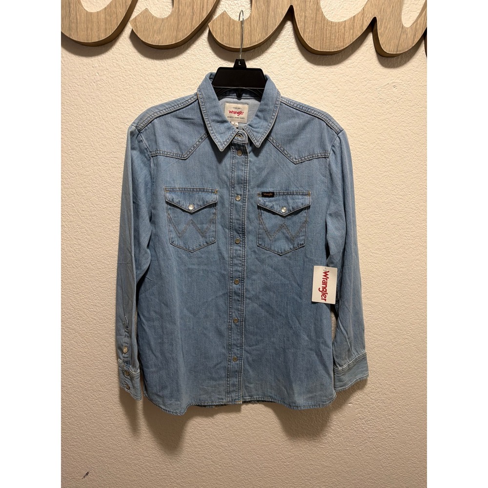 Wrangler Light Blue Denim Jean Jacket